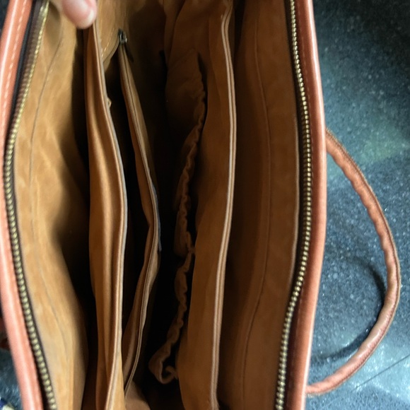 Patricia Nash Tan Leather Tote - Picture 4 of 6